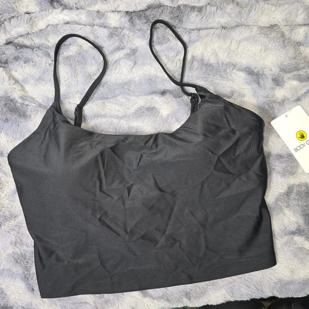 NWT Body Glove Smoothies‎ Norah Black Tankini Swim Top  XL